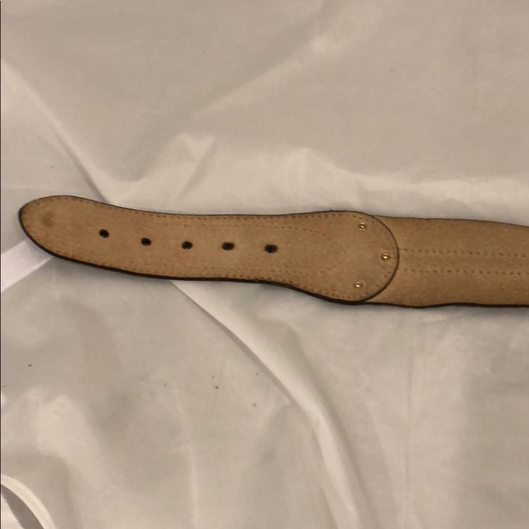 Michael Kors brown leather braided belt - Picture 7 of 8